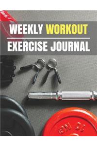 Weekly Workout Exercise Journal