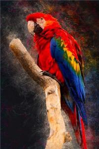 Parrot On A Perch Notebook