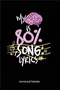 My Brain Is 80% Song Lyrics
