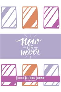 Dotted Notebook Journal / 8.5 x 11 / 110 Pages