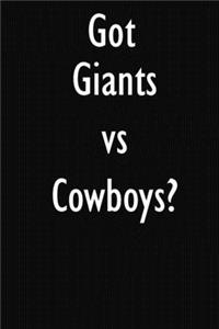 Got Giants vs Cowboys?