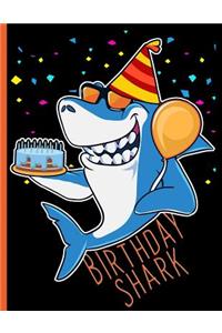 Birthday Shark #1 Celebrating Party Sea Animal