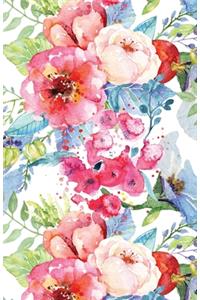 Bullet Journaling Notebook Summer Tropical Floral