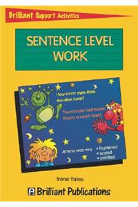 Sentence Level Work (Brilliant Support Activities)