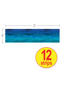 World of Eric Carle Shades of Blue Straight Bulletin Board Borders