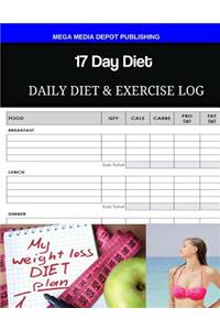 17 Day Diet Daily Diet & Exercise Log