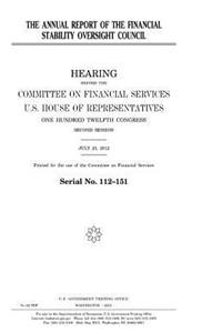 The annual report of the Financial Stability Oversight Council