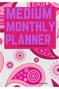 Quire Medium Monthly Planner
