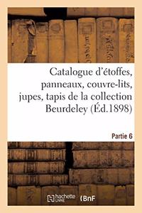 Catalogue d'Étoffes, Panneaux, Couvre-Lits, Jupes, Tapis, Pièces Pour Sièges En Velours de Soie