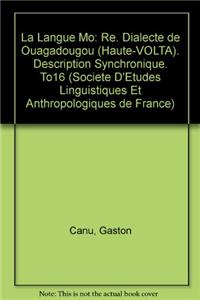 La Langue More. Dialecte de Ouagadougou (Haute-Volta). Description Synchronique. To16