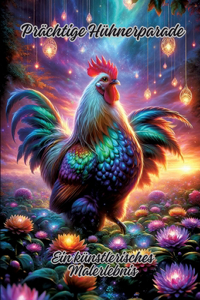 Prächtige Hühnerparade