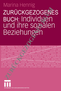 Individuen Und Ihre Sozialen Beziehungen