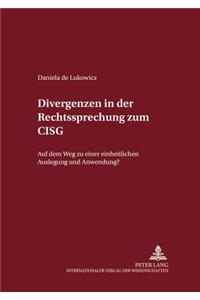 Divergenzen in Der Rechtsprechung Zum Cisg