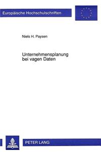 Unternehmensplanung bei vagen Daten