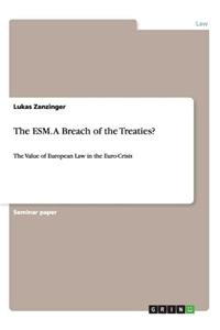 ESM. A Breach of the Treaties?