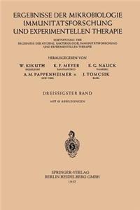 Ergebnisse der Mikrobiologie, Immunitätsforschung und experimentellen Therapie