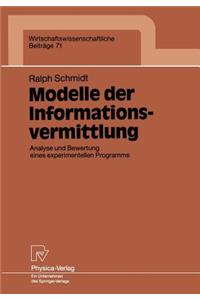 Modelle der Informationsvermittlung