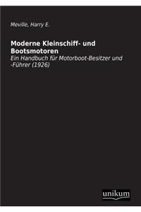 Moderne Kleinschiff- Und Bootsmotoren
