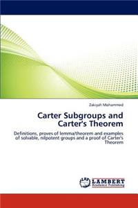 Carter Subgroups and Carter's Theorem