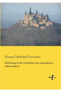 Einleitung in die Geschichte des neunzehnten Jahrhunderts