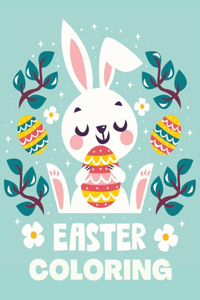 Easter Coloring: Book for Kids and Toddlers, Ages 4-8