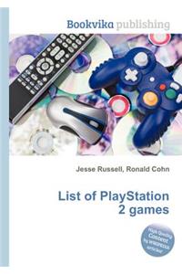 List of PlayStation 2 Games