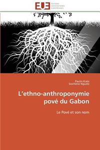 L ethno-anthroponymie pové du gabon