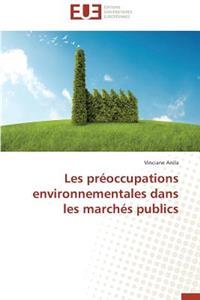 Les Préoccupations Environnementales Dans Les Marchés Publics