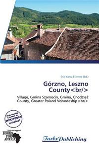 Gorzno, Leszno County