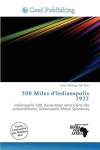 500 Miles D'Indianapolis 1922