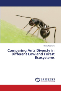 Comparing Ants Diversty in Different Lowland Forest Ecosystems
