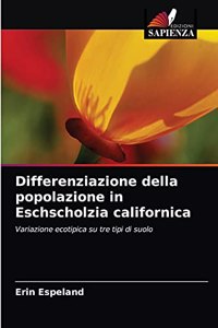 Differenziazione della popolazione in Eschscholzia californica