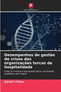 Desempenhos de gestão de crises das organizações turcas de hospitalidade