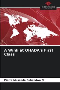 Wink at OHADA's First Class