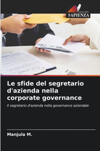 sfide del segretario d'azienda nella corporate governance