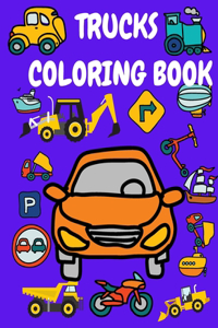 Trucks Coloring Book