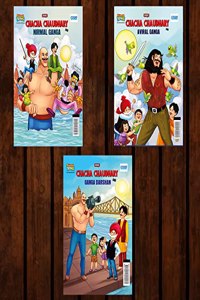 Best of Chacha Chaudhary Comics in English : Set of 3 Comics