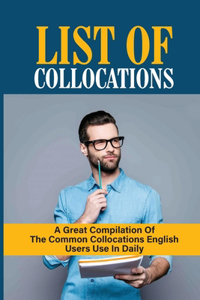 List Of Collocations