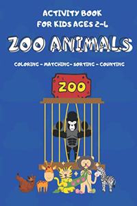 Activity Book For Kids Ages 2-4