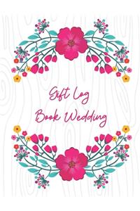 Gift Log Book Wedding