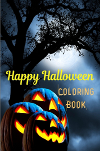 Happy Halloween Coloring Book