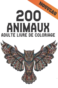 Adulte Livre Coloriage 200 Animaux