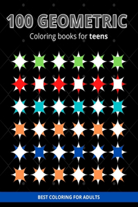 100 Geometric coloring books for teens