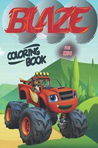 Blaze Coloring Book For Kids