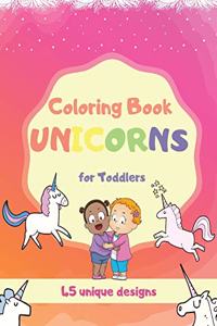 Coloring Book Unicorns For Toddlers