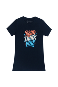 Read Think Vote 2024 Women's Crew T-Shirt Medium