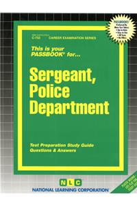 Sergeant, Police Department