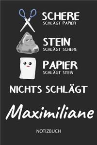 Nichts schlägt - Maximiliane - Notizbuch