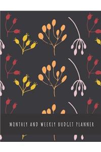 Monthly and Weekly Budget Planner