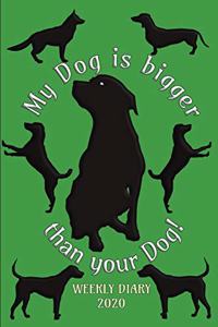 My dog is bigger than your dog! - Weekly Diary 2020